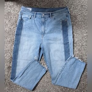 GAP Vintage Slim High Rise Jeans - Medium Indigo